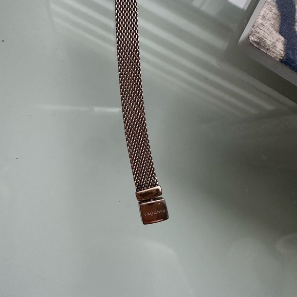 Pandora Rose-Toned Mesh Bracelet Reflections - Picture 2 of 4